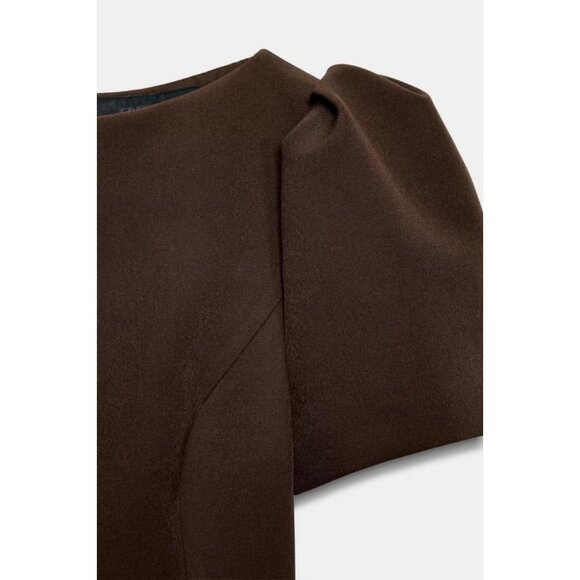 ZARA SHORT PLEATED POCKET DRESS - Picture 8 of 8